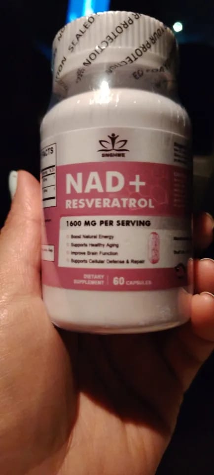 Customer photo review of NAD+Resveratrol SNGHWE™ (60 Cápsulas)
