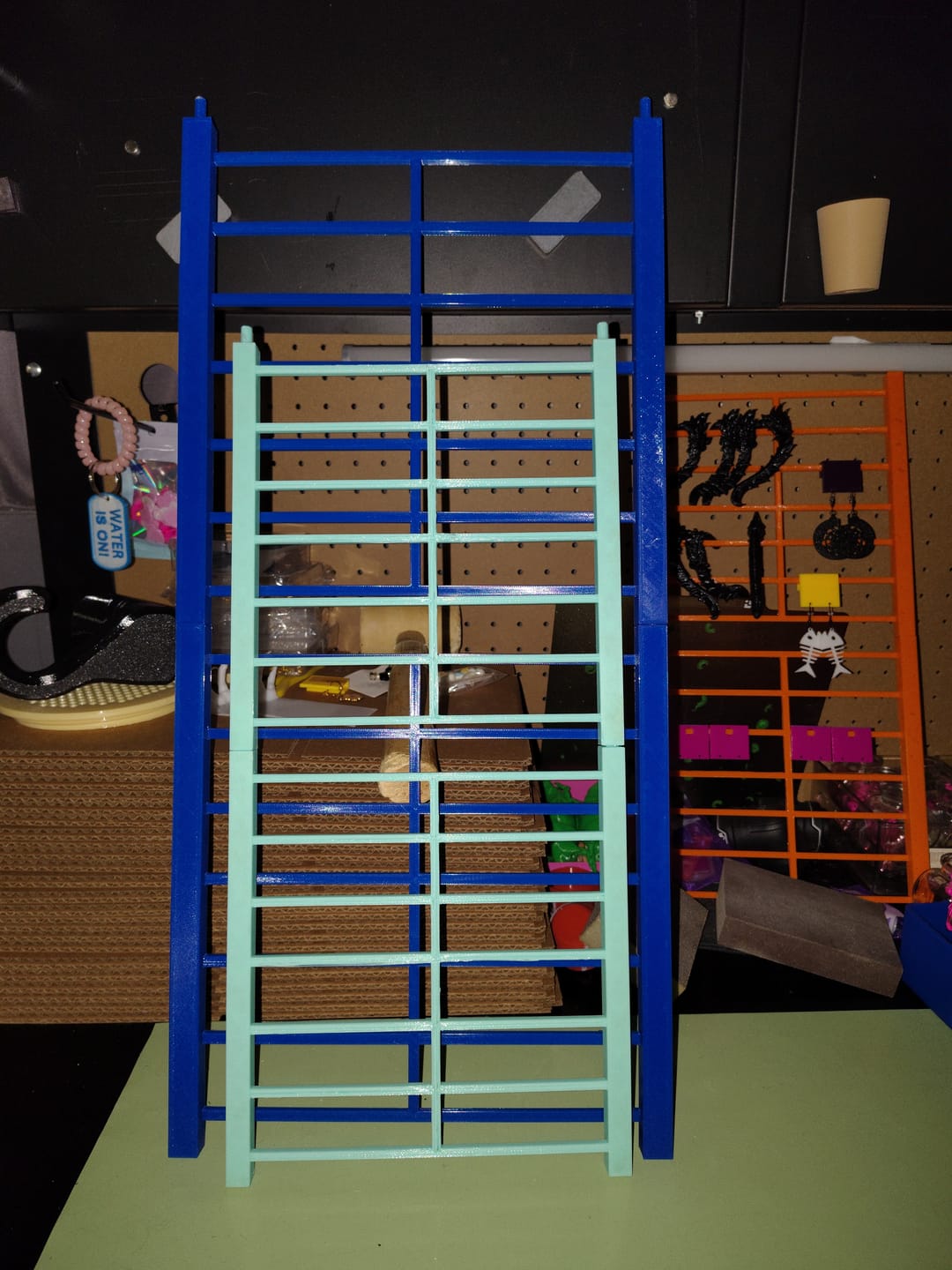 Customer photo review of Blue PETG Filament 1.75mm