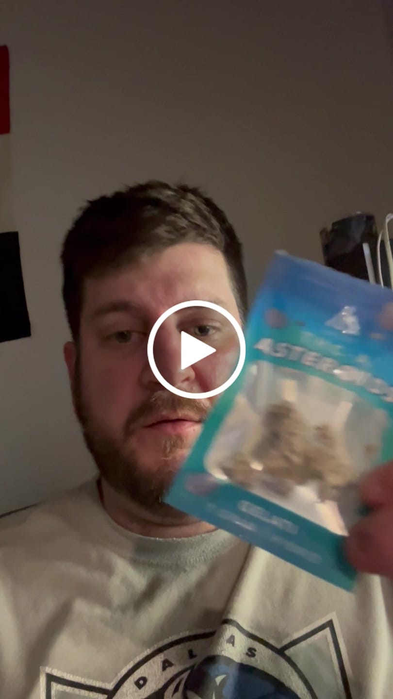 Customer video review of 1g THCA Asteroids