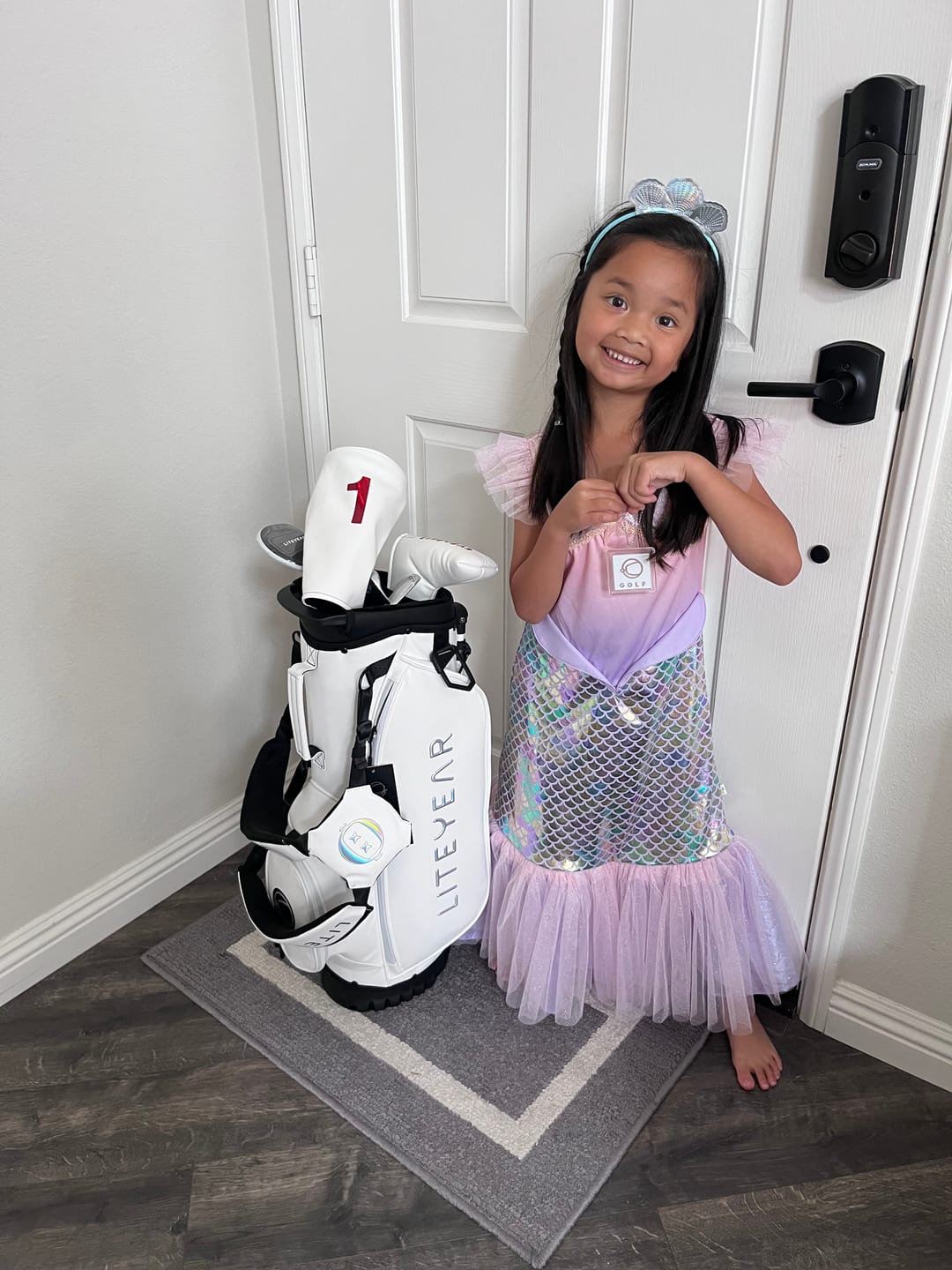 Customer photo review of ECLIPSE - Kids Golf 5 Club & Bag Set - Ages 5-7
