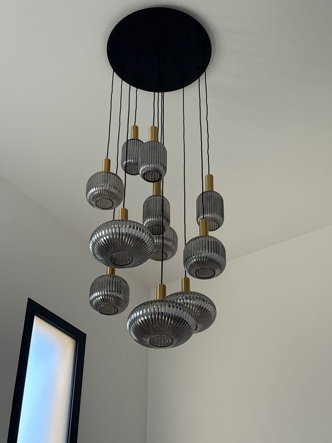 Customer photo review of Suspension chic en verre vintage CRISTALI | 100% Personnalisable
