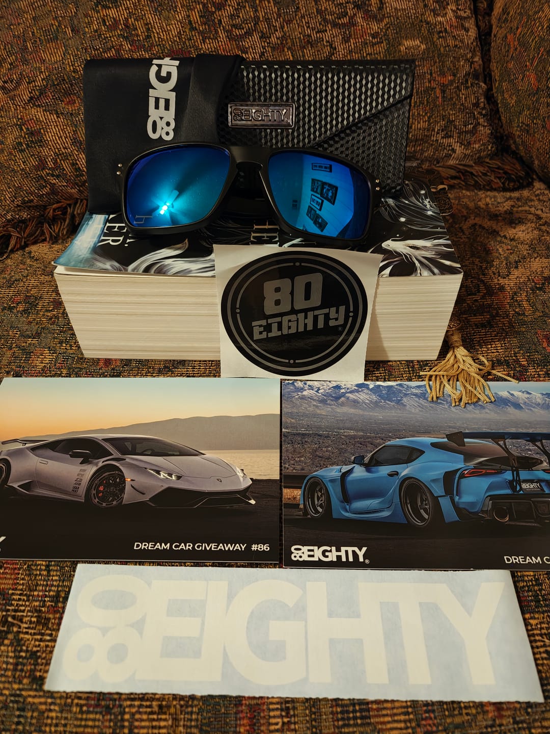 Customer photo review of 80Eighty® Polarized Sunglasses - Blue Chrome