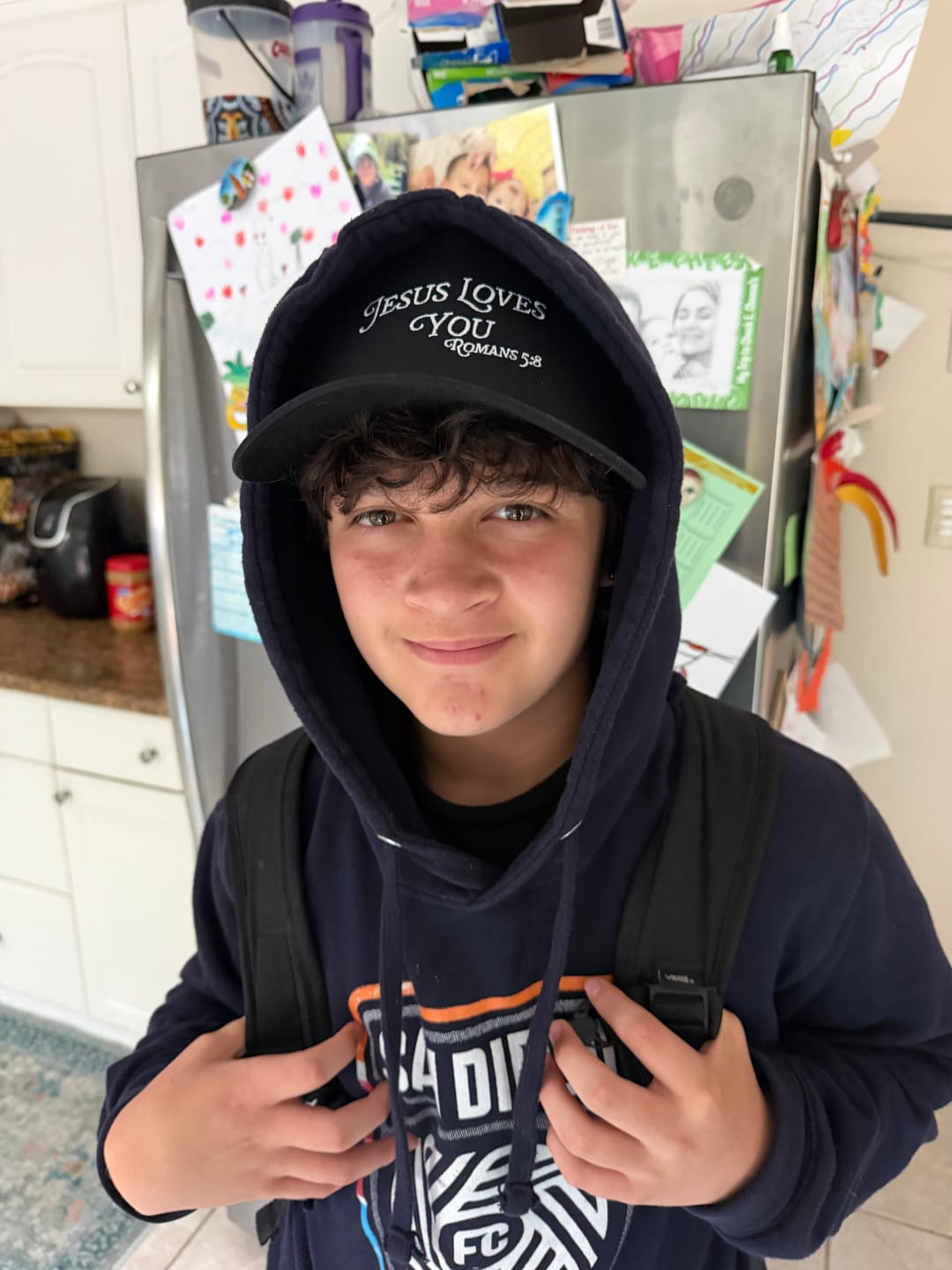 Customer photo review of Premium Embroidered Hat