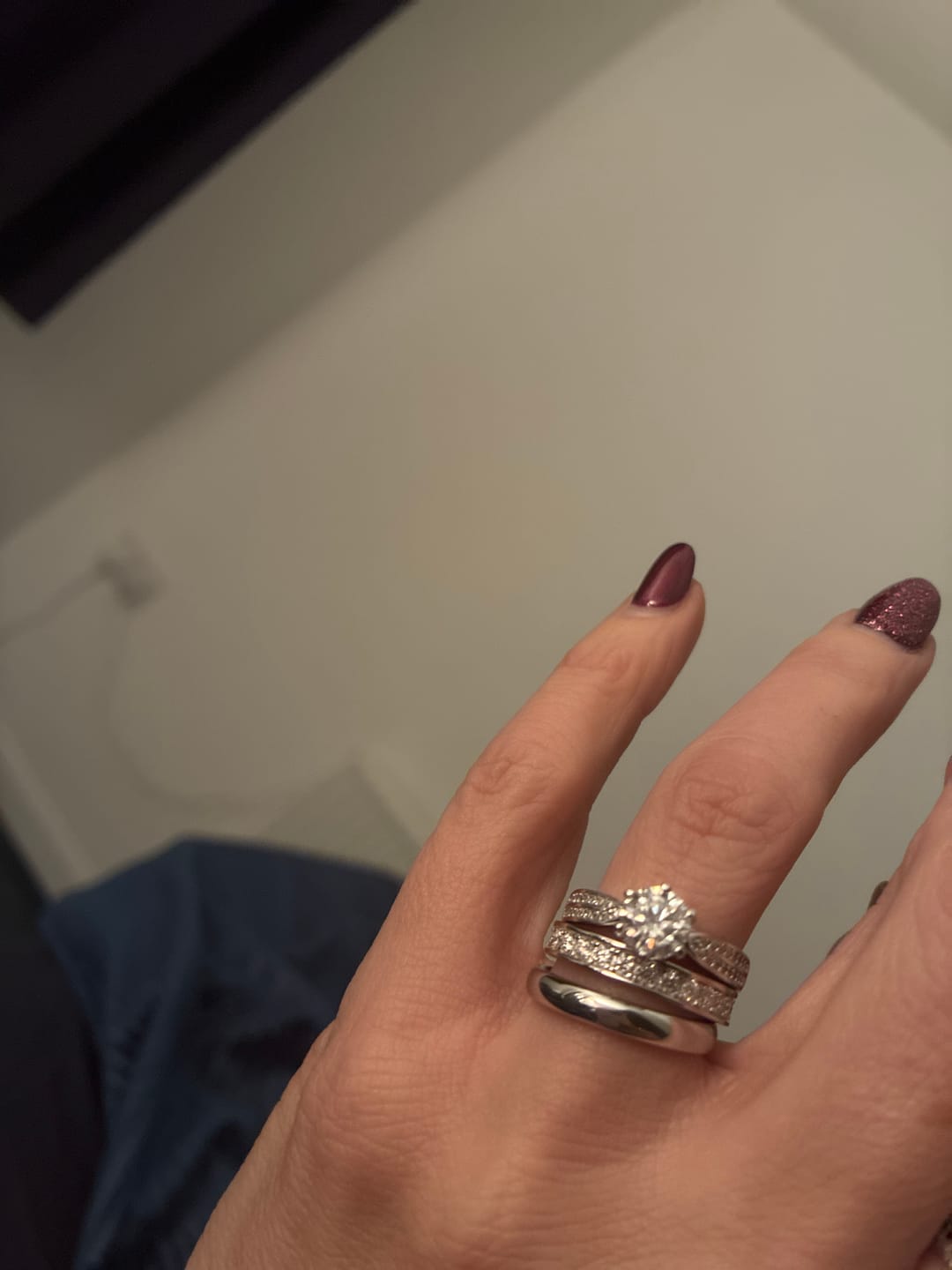 Customer photo review of White Gold 3mm Wonder Ring