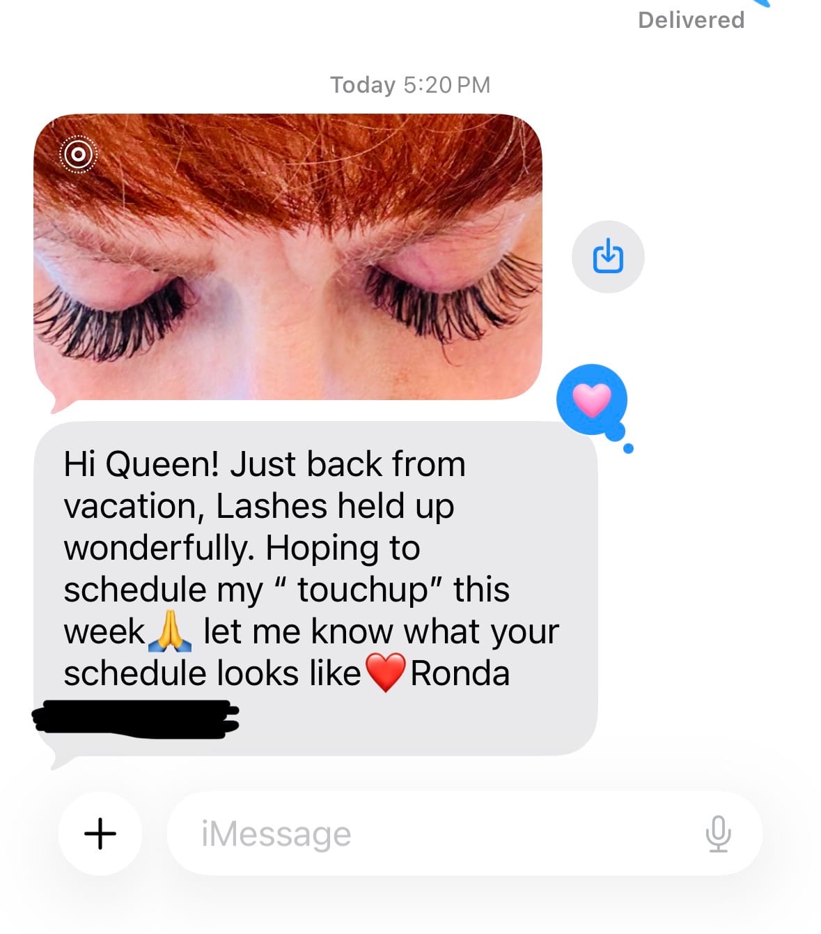 Customer photo review of Power Bond - Lash Extension Glue