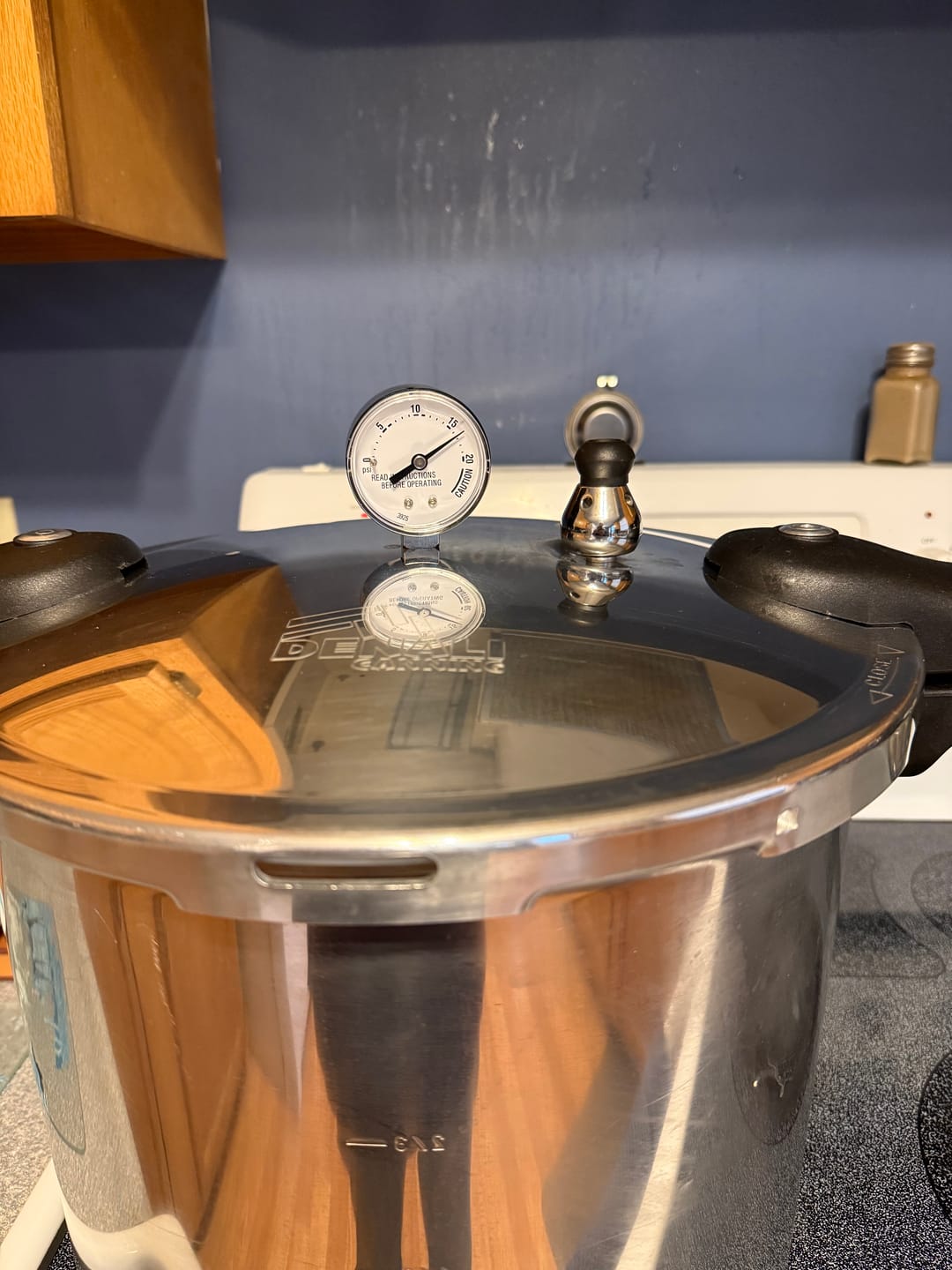 Customer photo review of THE TANKER™ 23 Quart Pressure Canner & Cooker by Denali