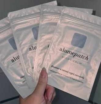 Customer photo review of alumepatch menopause patch
