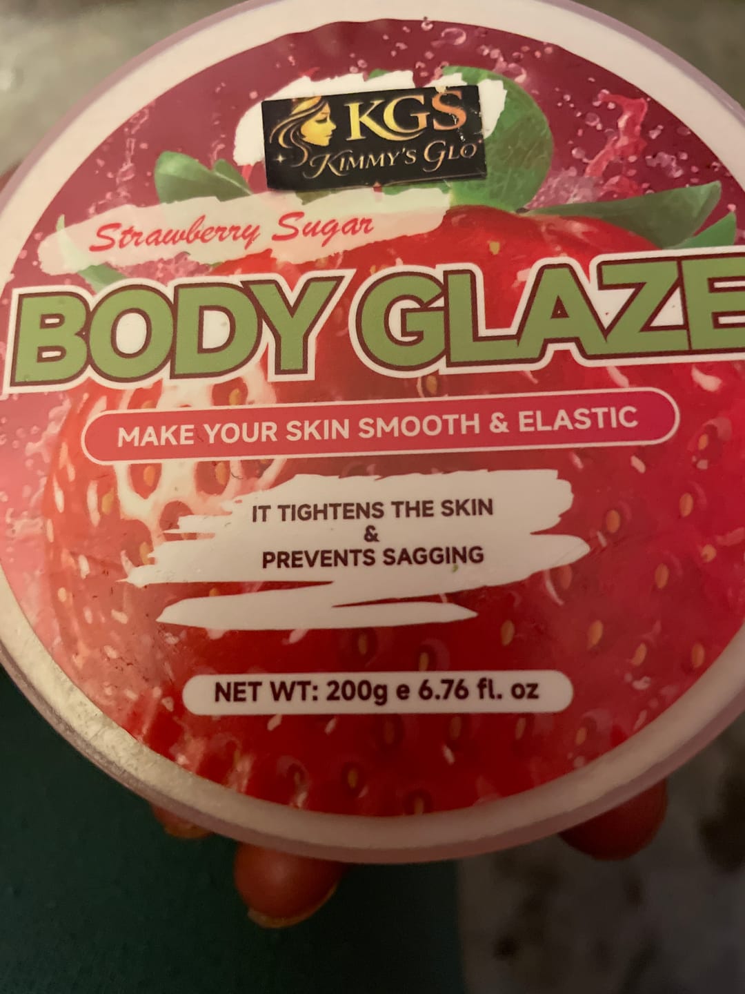 Customer photo review of Body Glaze – Scented Hydrating Skin Cream