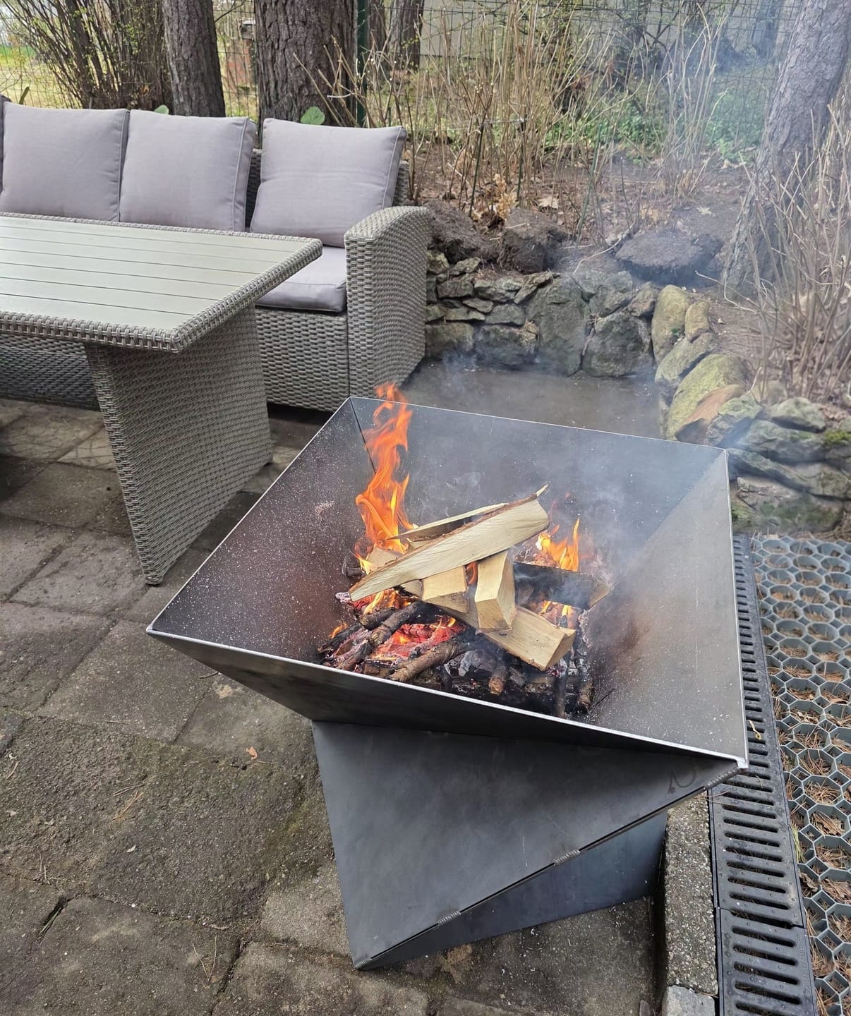 Customer photo review of Lauko židinys - ugniakuras FLAME