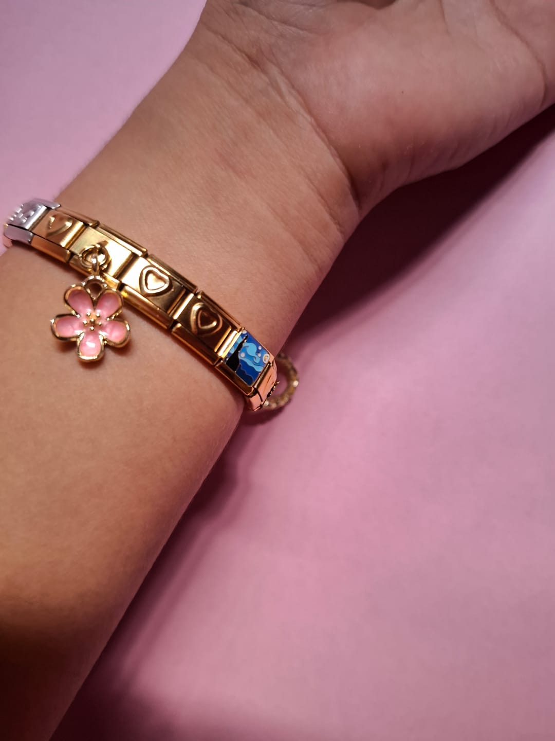 Customer photo review of Charm Flor rosa