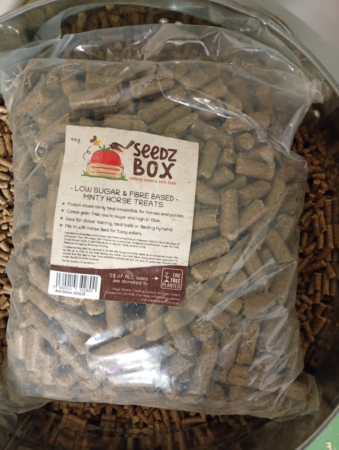 Customer photo review of Horse Treats - Minty Flavour