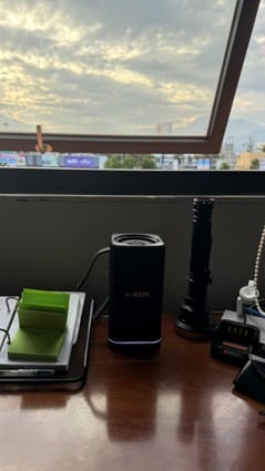 Customer photo review of Parlante Bluetooth Sleve BasslineX Mini