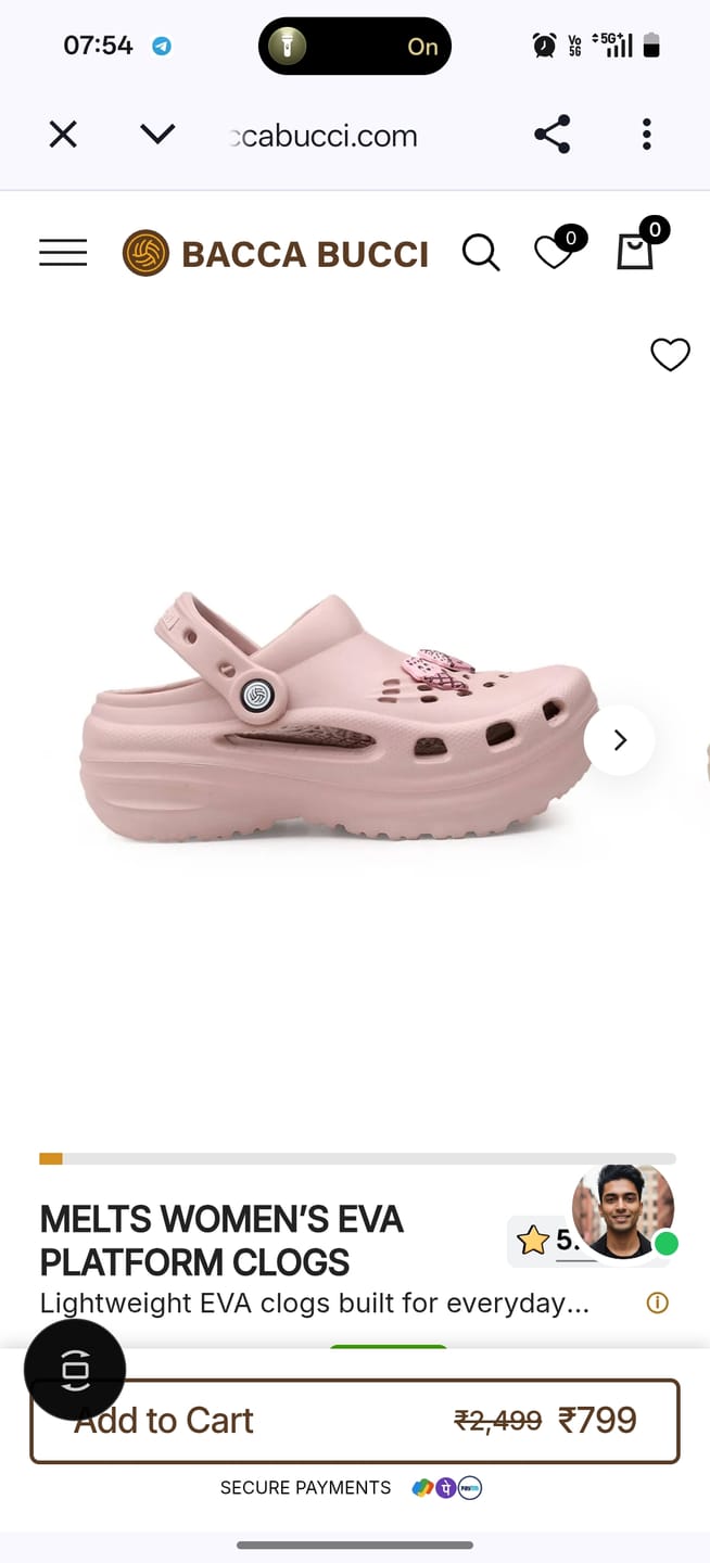 Customer photo review of MELTS Women’s EVA Platform Clogs