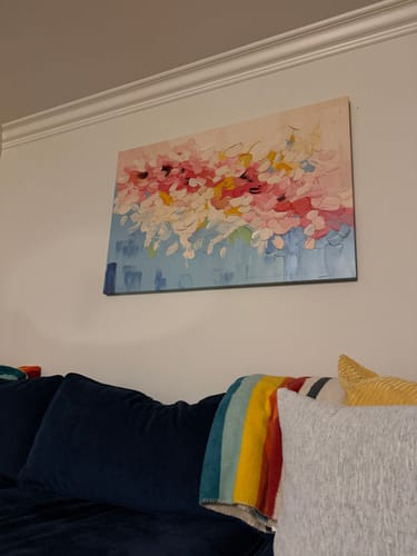 Customer review photo for COLORFUL PAINTING #CA129