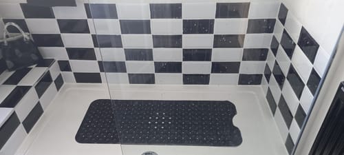Customer photo review of 1500 x 800 Rectangle Stone Shower Tray
