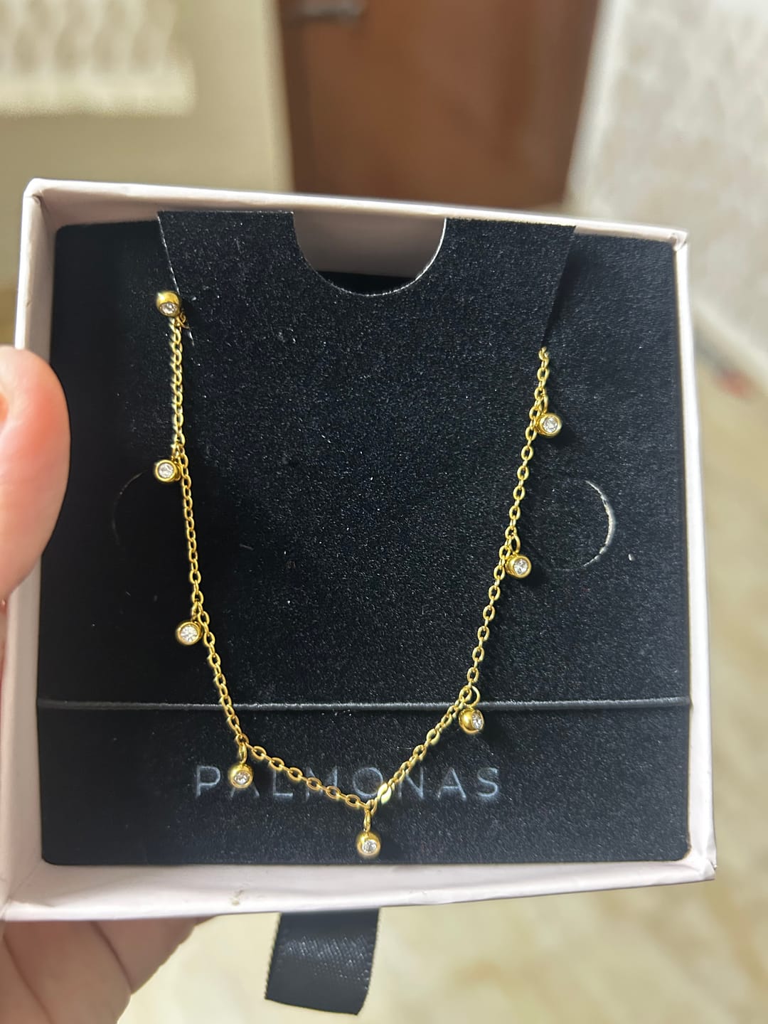 Customer photo review of Multiple Stones Necklace
