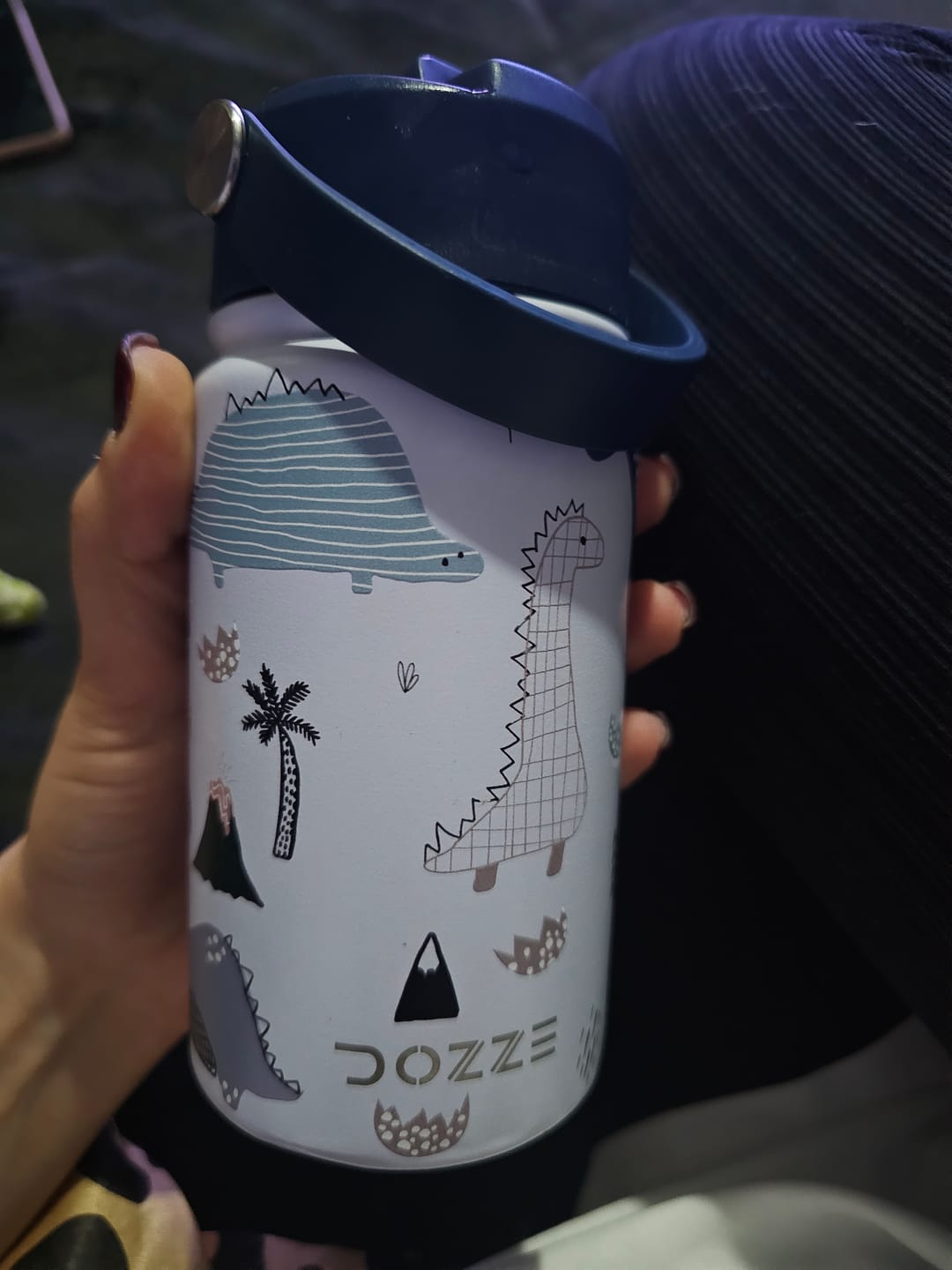 Customer photo review of DOZZE Kids Water Bottle | 355ml