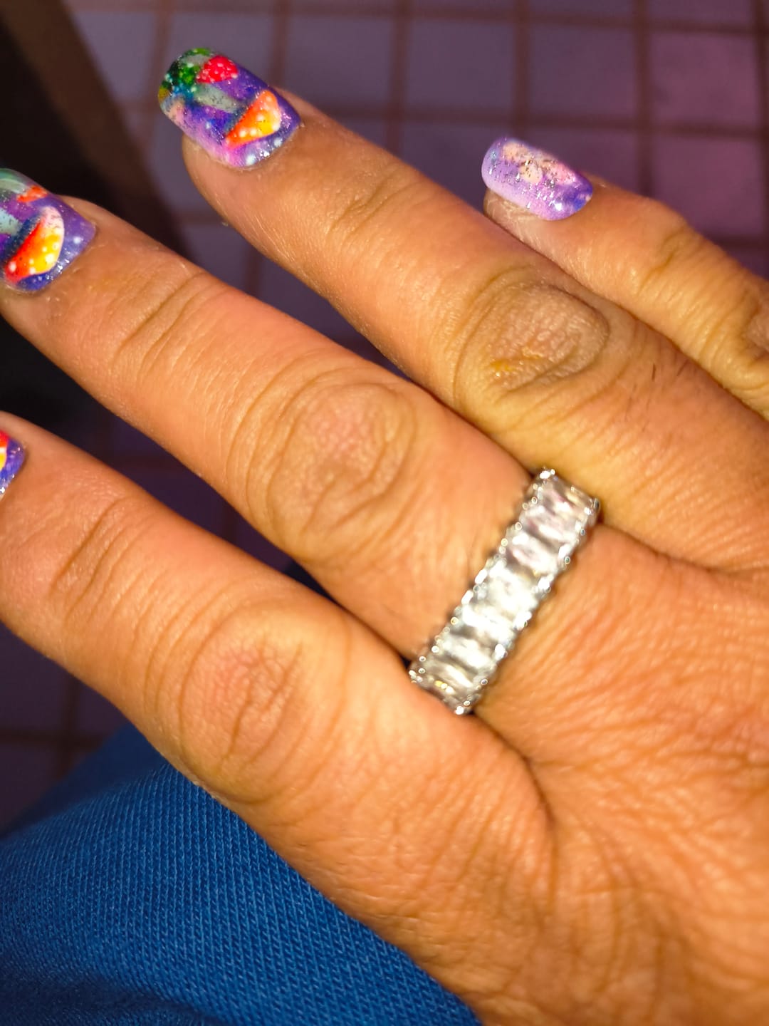 Customer photo review of Chiara Eternity Ring (Bundle)