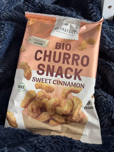 Kundenbewertung mit Foto zu Bio Churro Snack