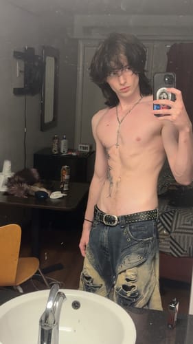 Customer photo review of Personsoul Scaled Corded Denim Shorts