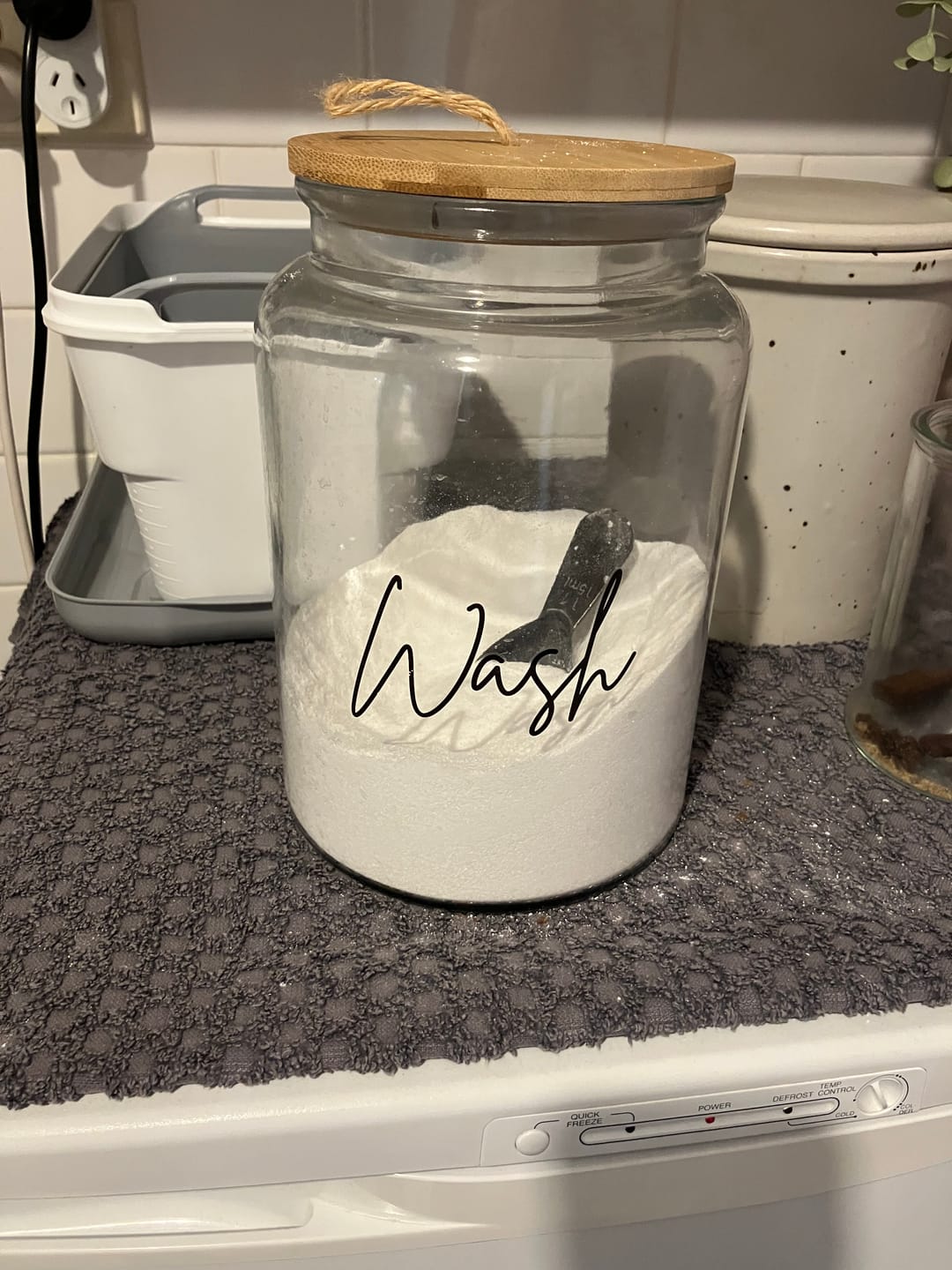 Customer photo review of Stainless Steel Laundry Powder Scoop