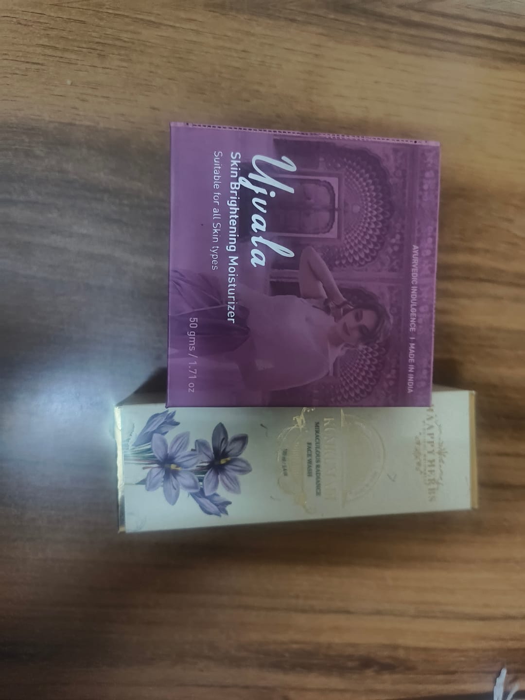 Customer photo review of Ujvala Skin Brightening Moisturizer