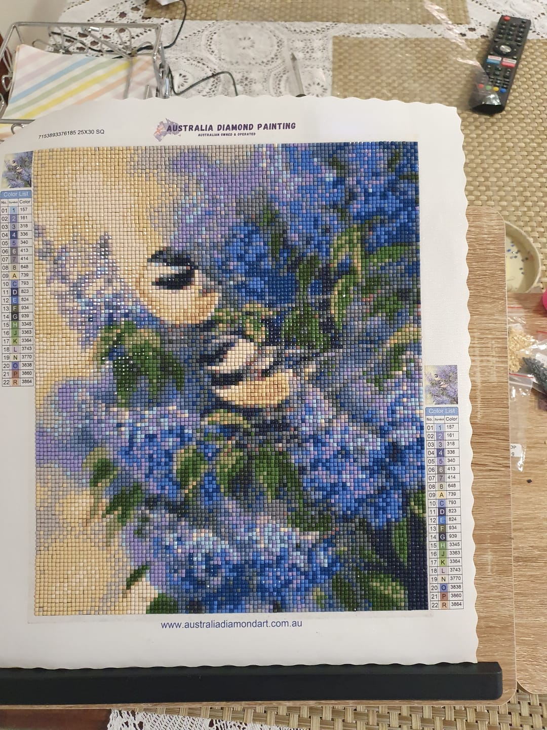 Customer photo review of Hot Bird Picture Wall Decoration Full Drill - 5D Diy Diamond Painting Kits VM9096