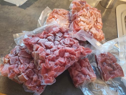 Customer photo review of Yellowfin Tuna Loin Cubes 1KG (High Grade Frozen)
