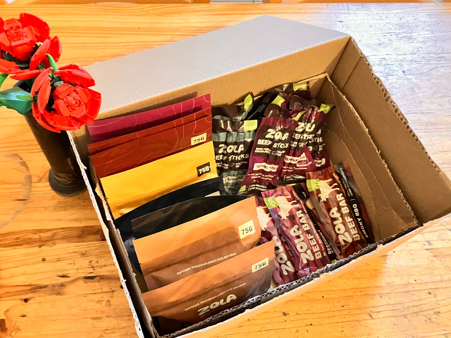 Customer photo review of Beef Jerky Probierpaket BIO