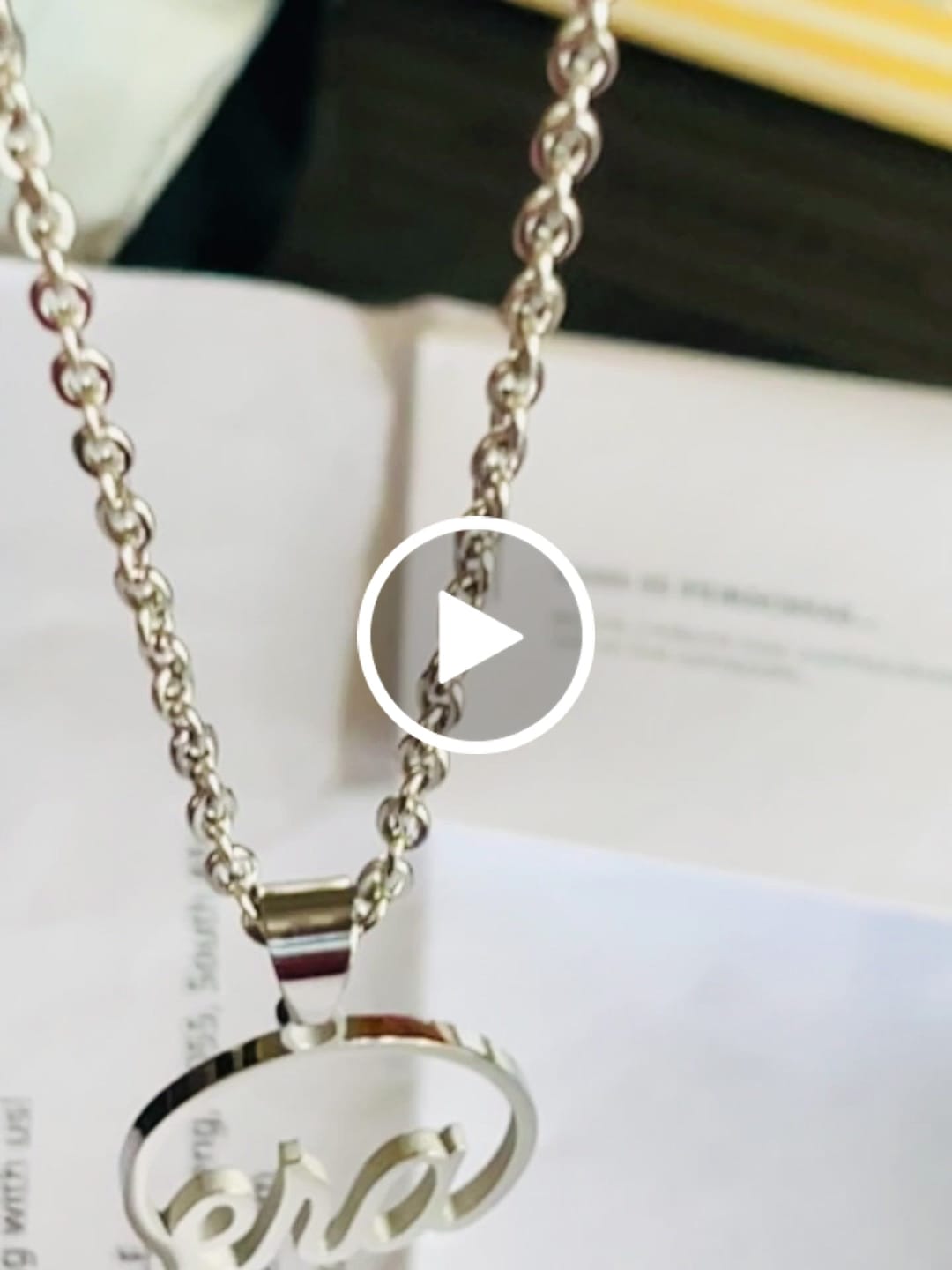 Customer video review of Silver Era Necklace