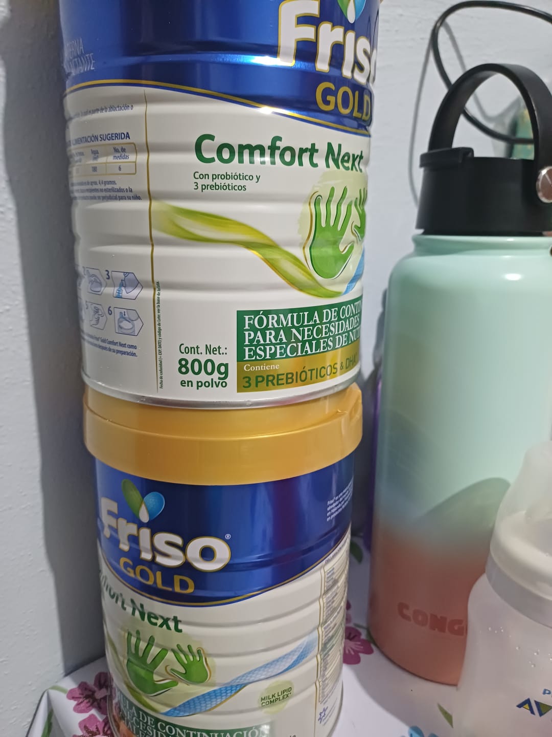 Customer photo review of Friso Gold Comfort Next (1 A 3 Años) Lata Pack 1.6 Kg