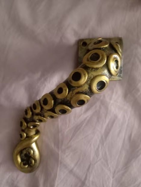 Customer photo review of Steampunk door handle