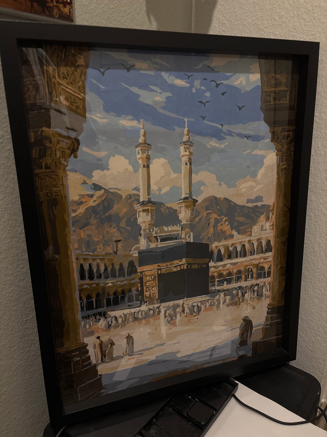 Customer photo review of Malen nach Zahlen - Zur Kaaba