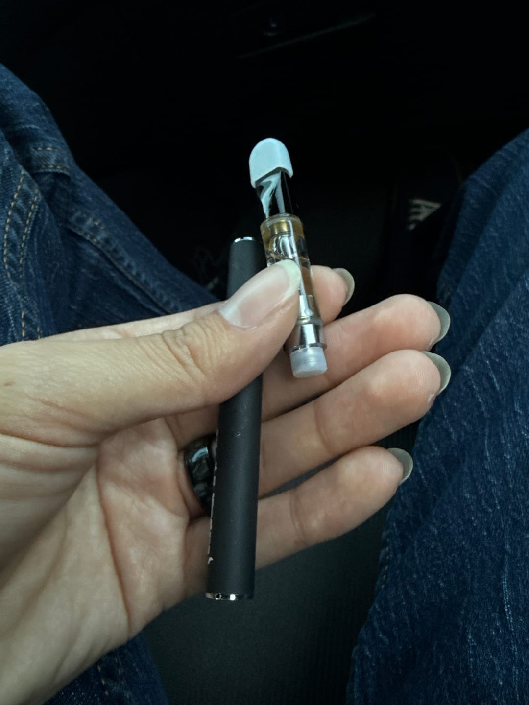 Customer photo review of 1 Gram THC-P Blend Vape Cartridge | Durban Gelato - Hybrid