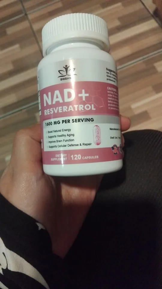 Customer photo review of NAD+Resveratrol SNGHWE™ (60 Cápsulas)