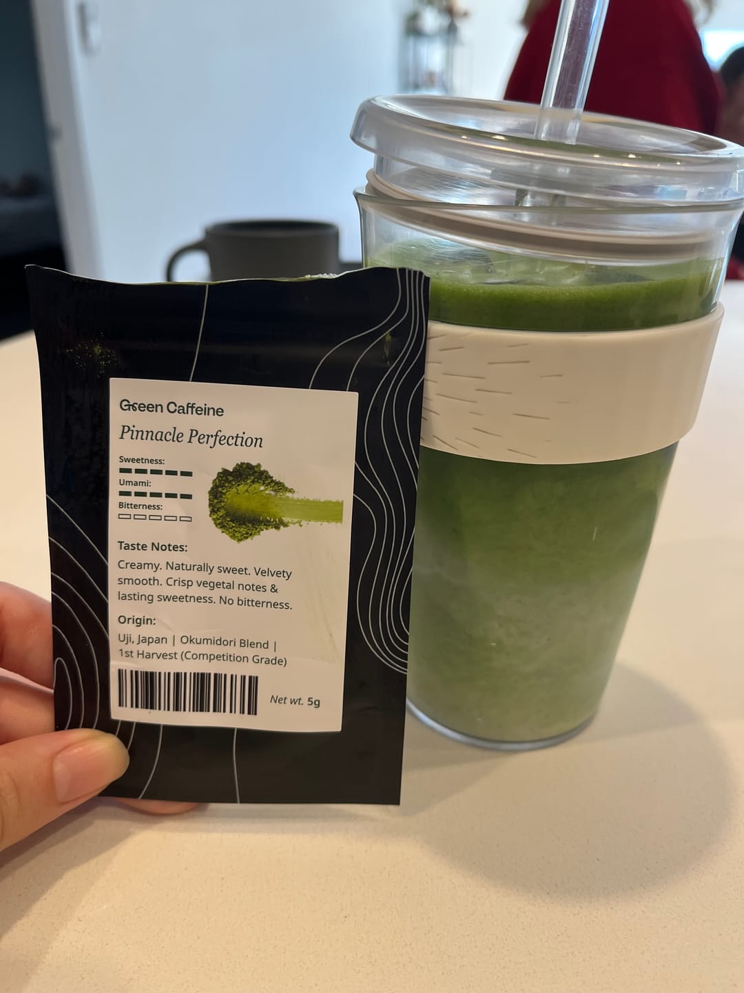 Customer photo review of Matcha Samples