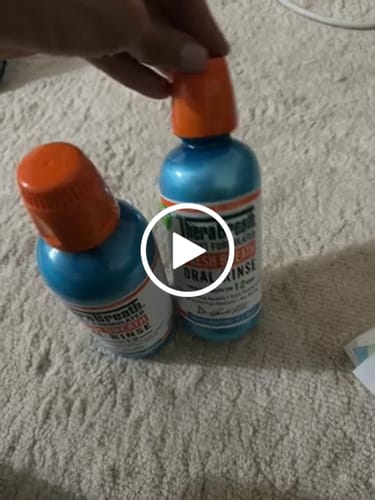 Customer video review of TheraBreath Oral Rinse - Icy Mint 473ml