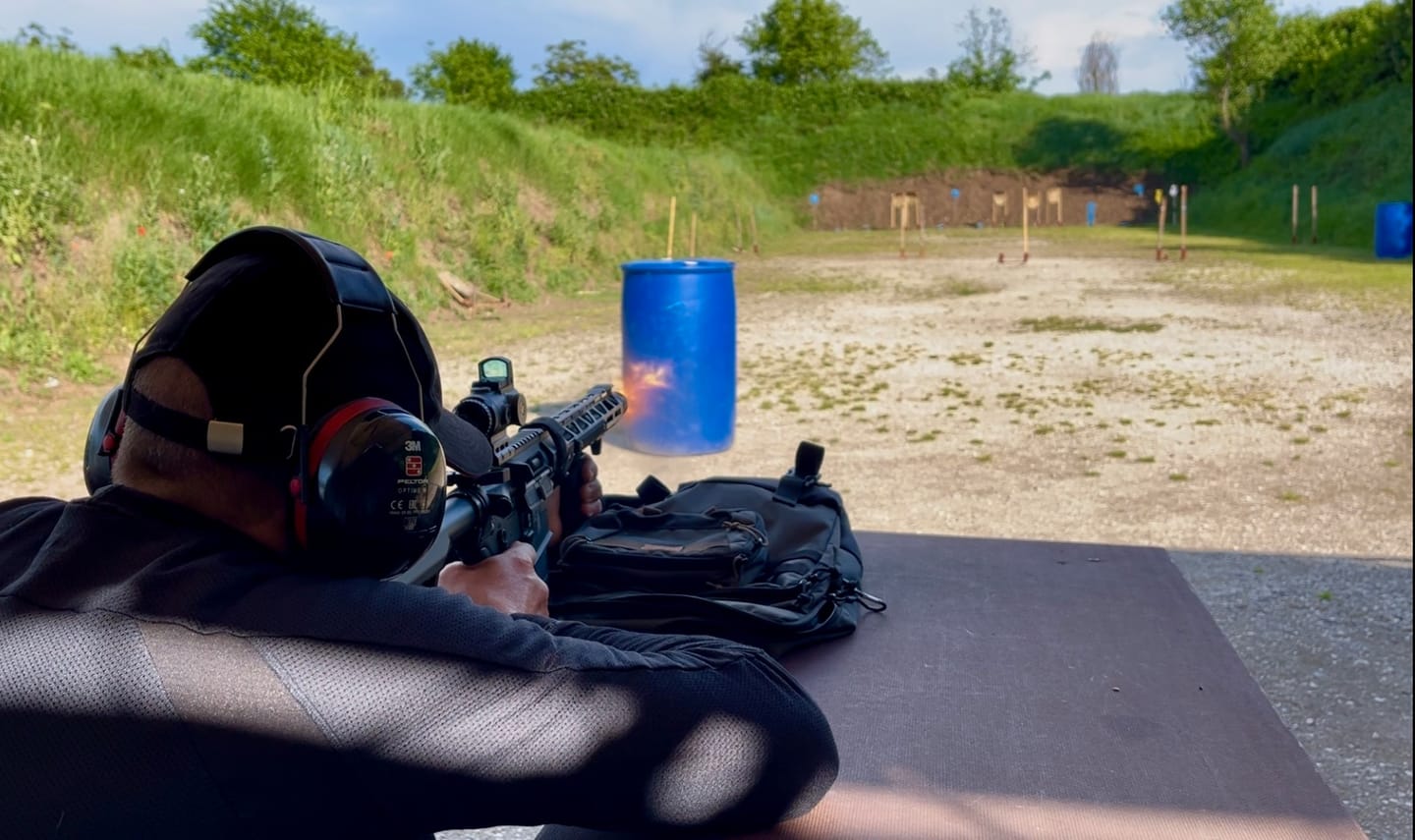 Customer photo review of Paragon 4x24 Micro Prism Scope&Red Dot Sight