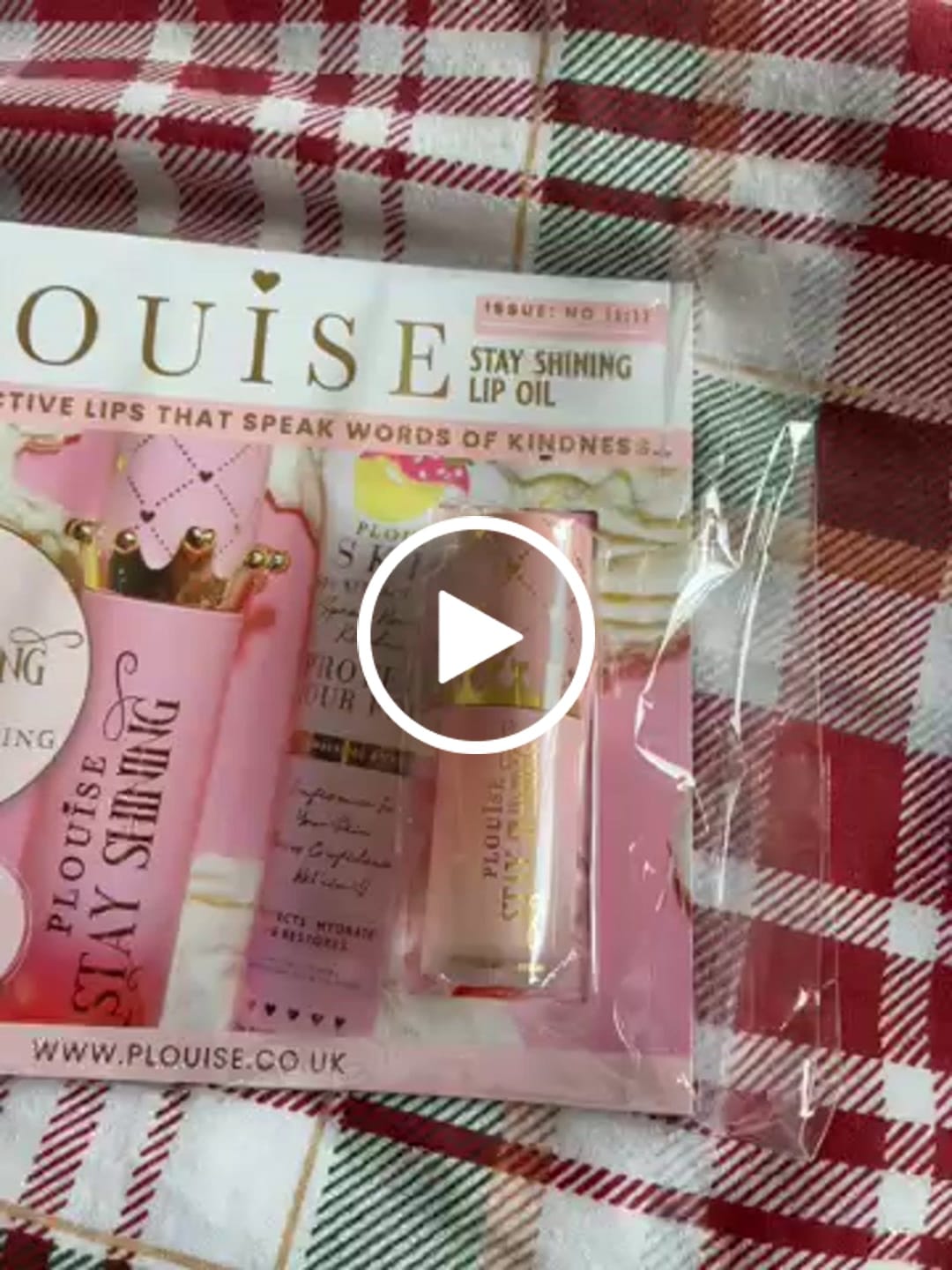 Customer video review of P.Louise Stay Shining Lip Oil Mini