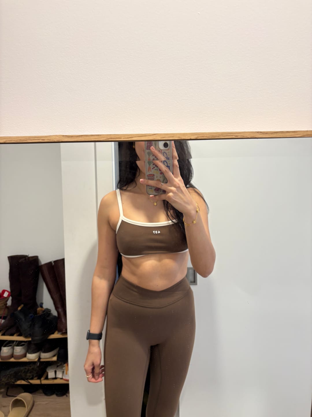 Customer photo review of The Micro Bra / Teddy-Cream