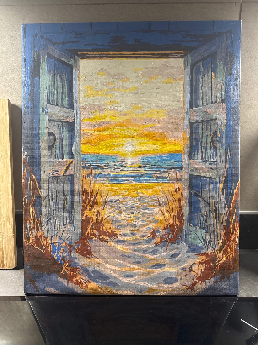 Customer photo review of Door to Sunset