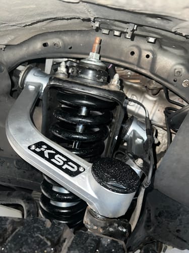 Customer photo review of Forged Aluminum Upper Control Arms for 2-4" Lift 2003-2024 Toyota 4Runner