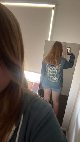 Customer photo review of Little Fox zip up hoodie