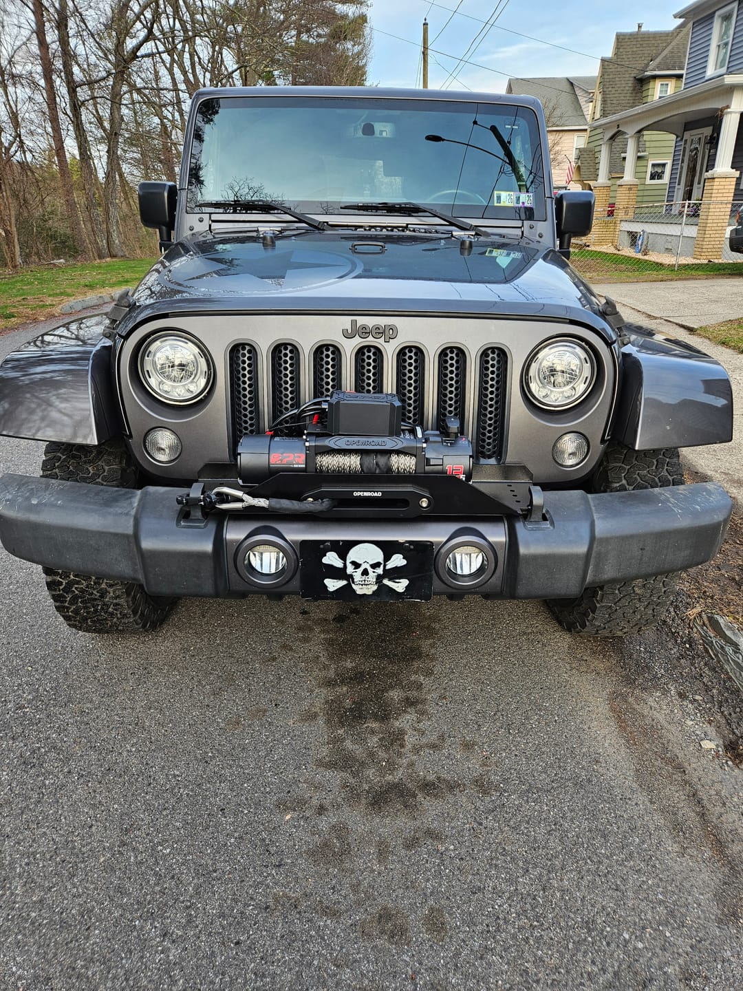 Customer photo review of OPENROAD 12,000lbs Electric Winch with Synthetic Rope-Panther Series 3S