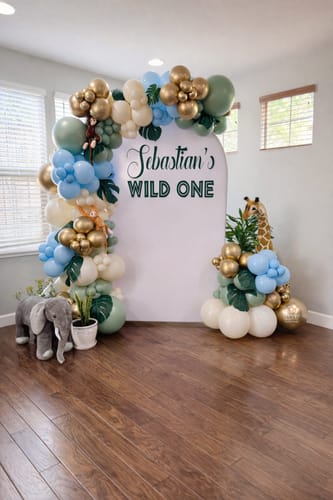 Customer photo review of 4x7ft Chiara Arched Backdrop Frame Custom Arched Wall Backdrop Cover for Party Decoration