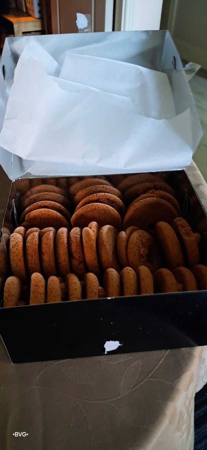 Customer photo review of Traditional Greek Moustokouloura – Grape Must Cookies (No Added Sugar) – 500g