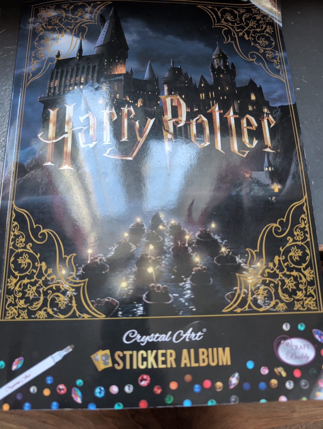 Customer photo review of Harry Potter Crystal Art Sticker Pack
