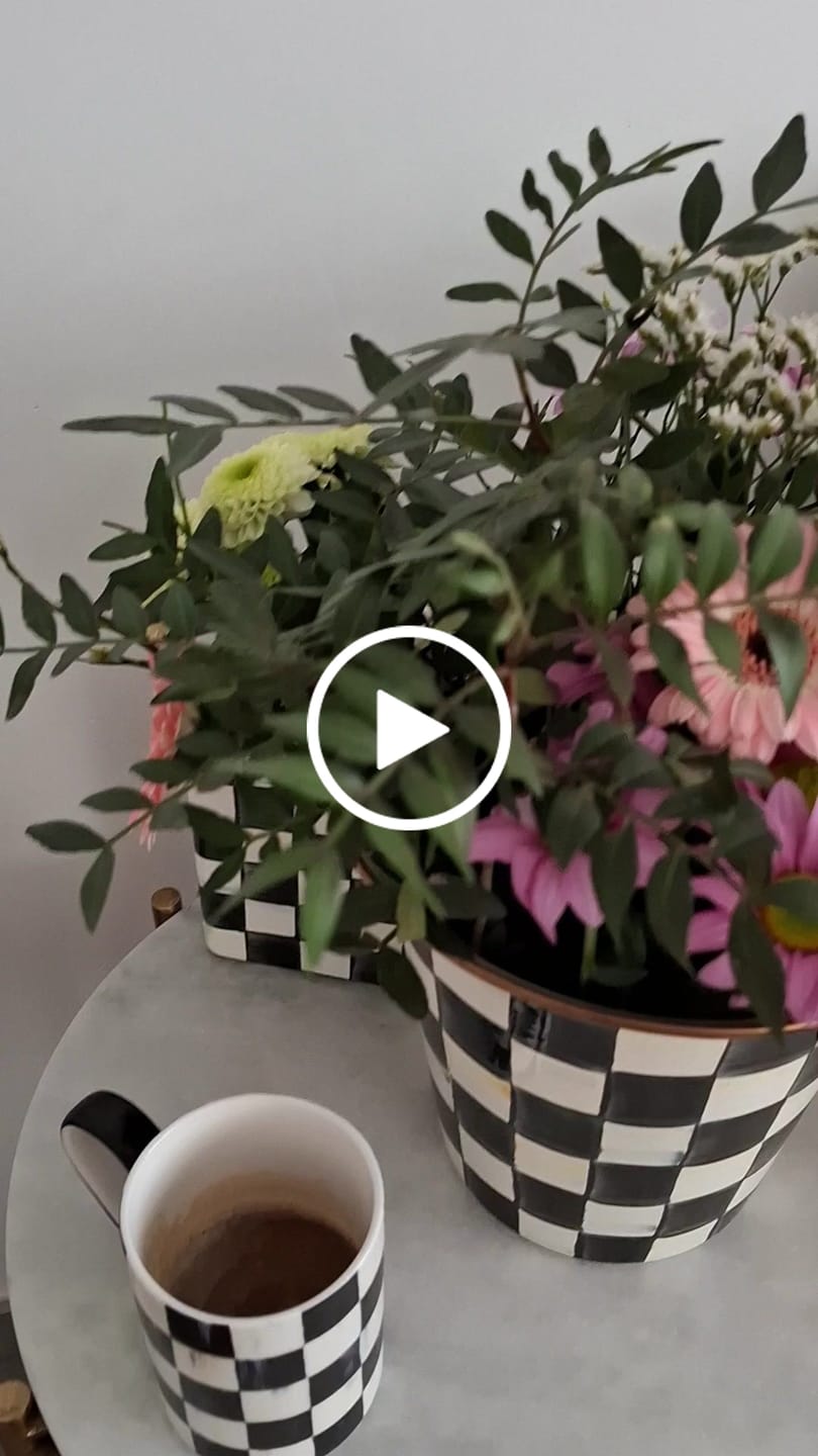Customer video review of Courtly Check Porcelain Mug by MacKenzie-Childs