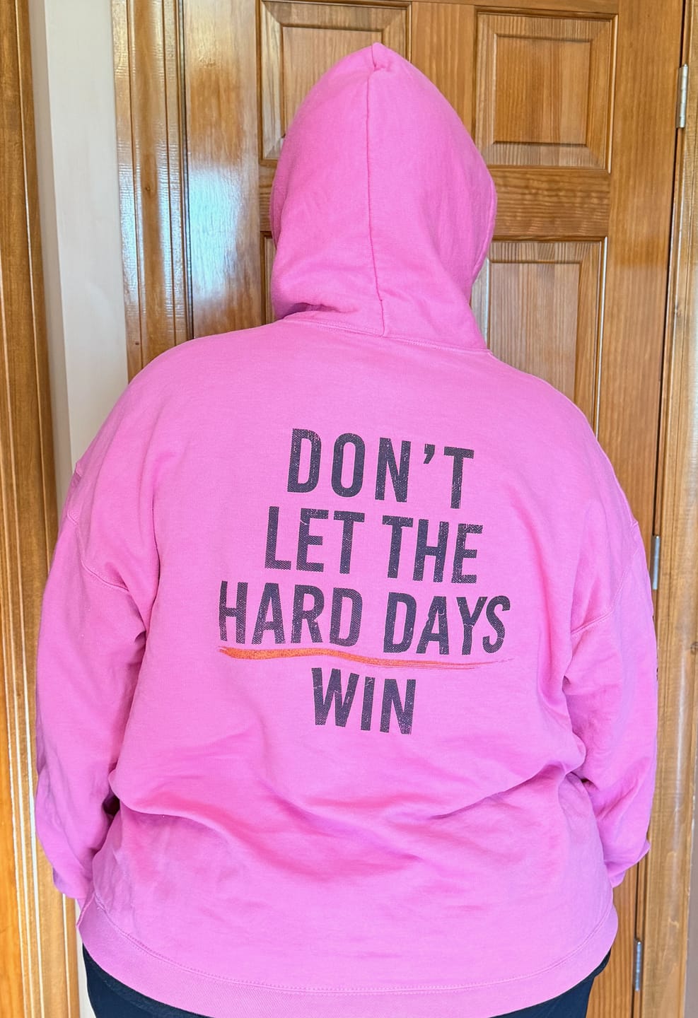 Customer photo review of Hard Days - Hoodie