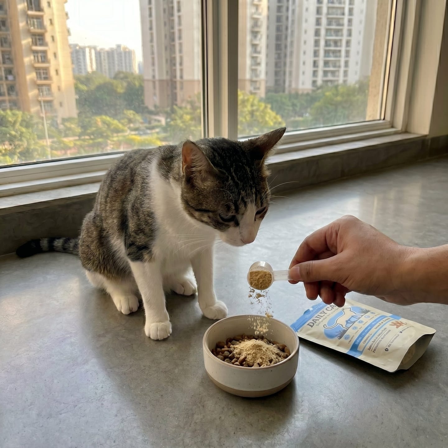 Customer photo review of Daily Cat Topper Functional Daily Support for Cats